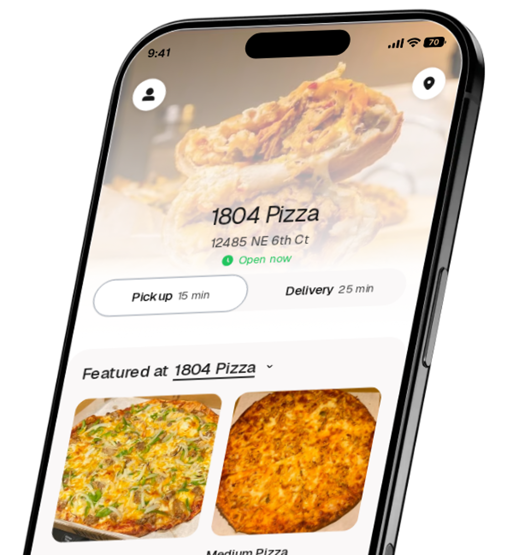 1804 Pizza app preview
