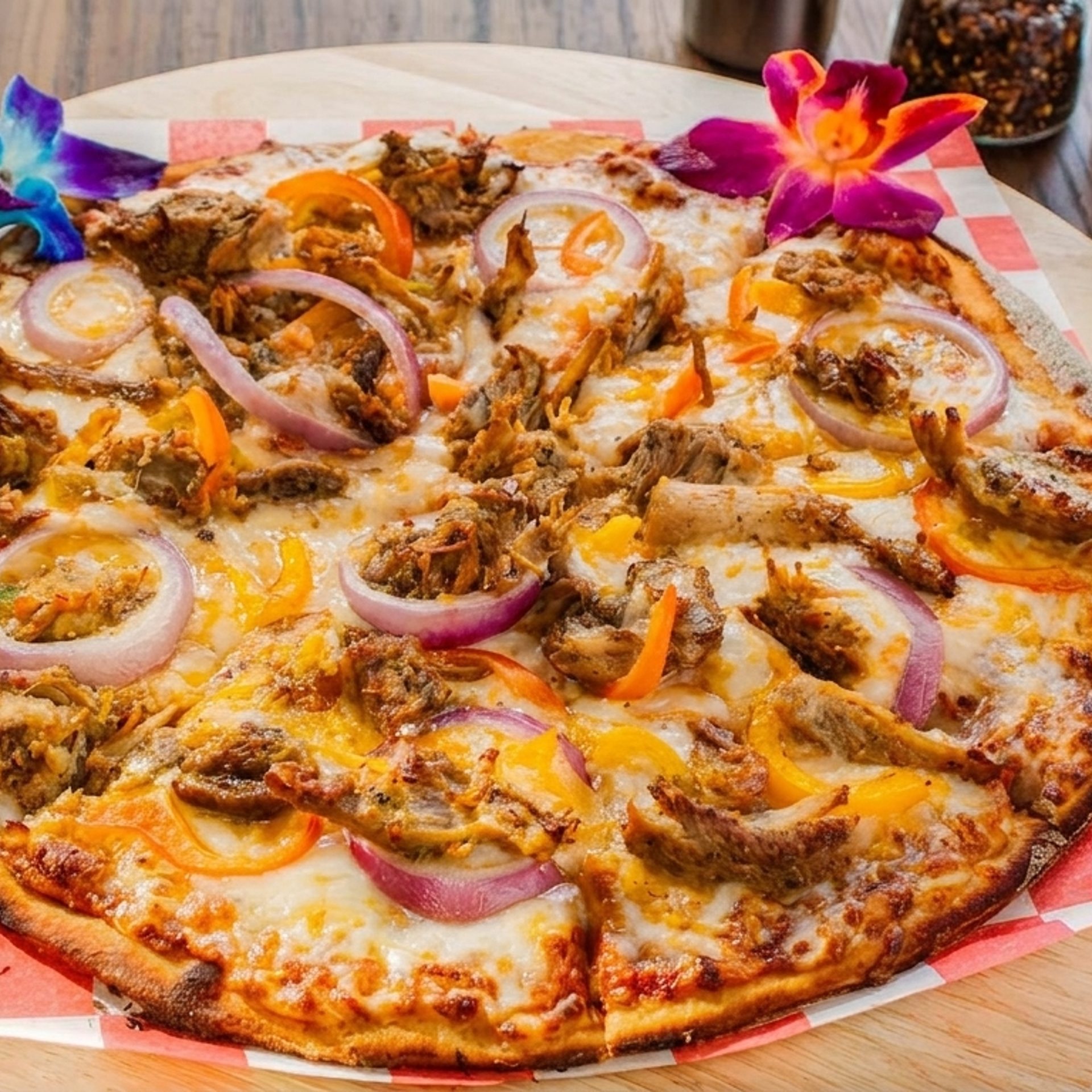Haitian-fusion pizza on the South Florida coast
